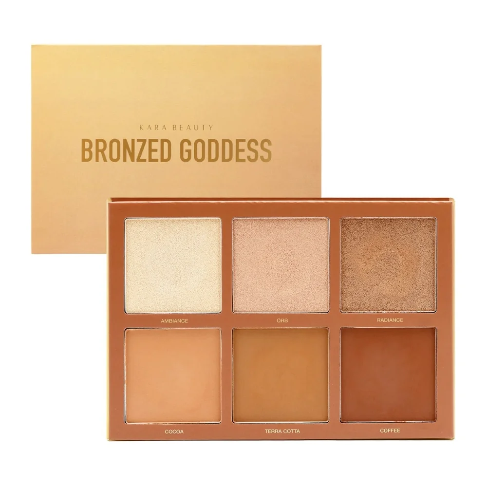 Bronzed Goddess Highlighter & Bronzer Face Palette